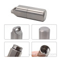 Portable Keychain Pill Holder Container Titanium Case